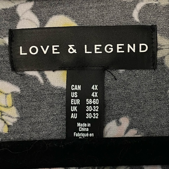 Plus size long sleeve body suite size 4x - Picture 2 of 2